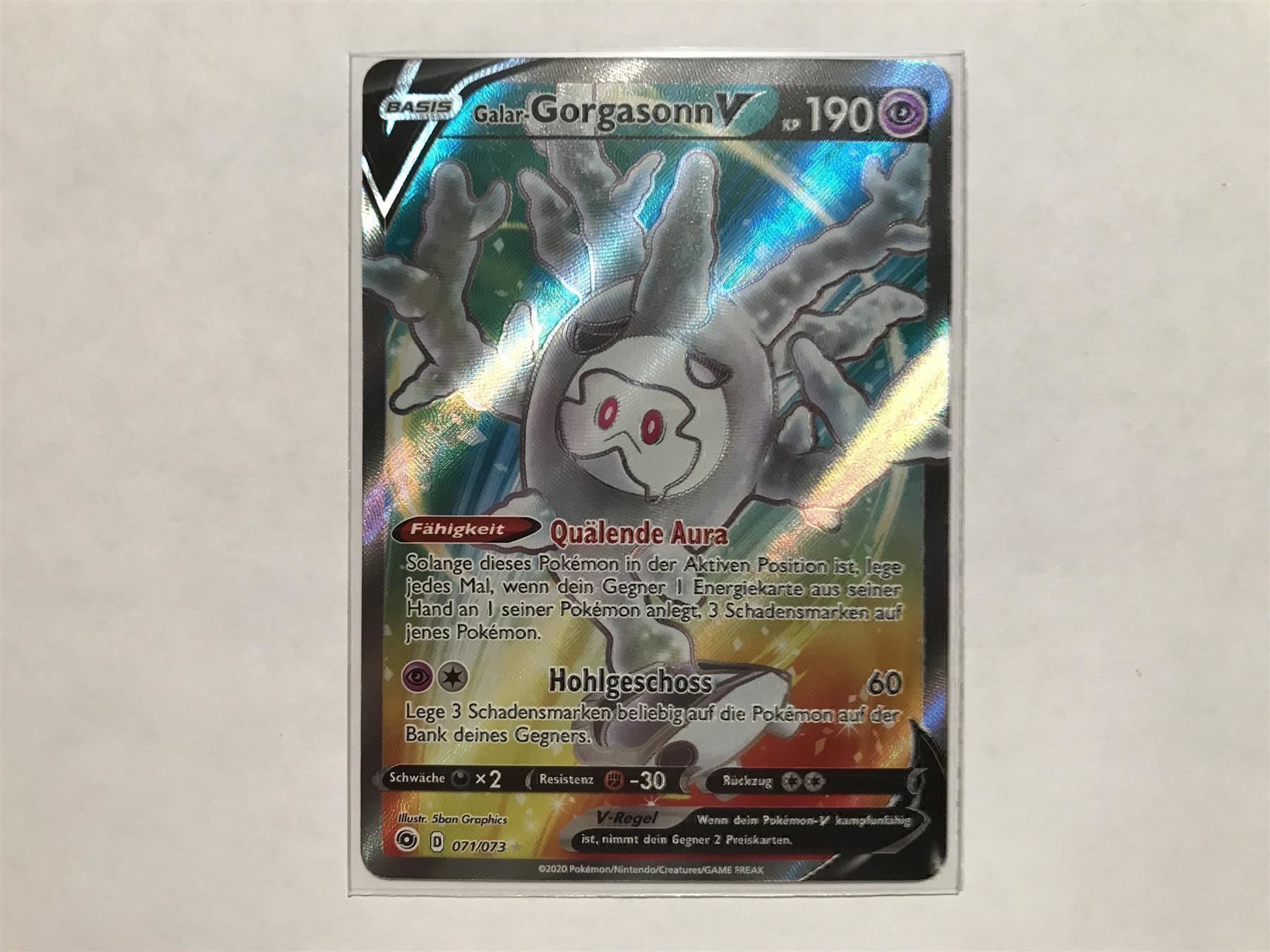 Pokémon Cartes à collectionner: Galar - Gorgasonn V FullArt – Neuf (Voir description) à Hagendorn par Pokecollectorch