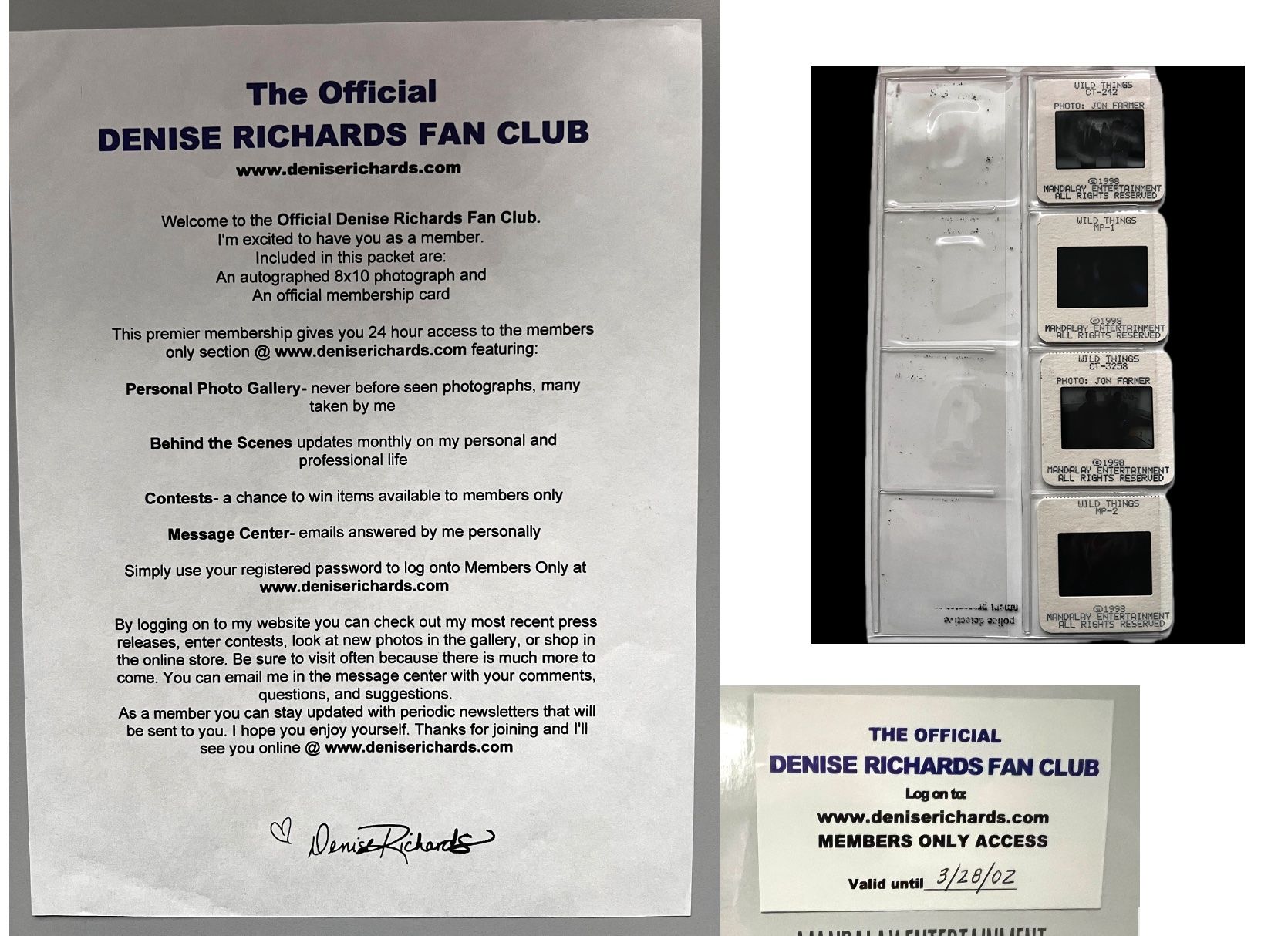 Autogramme: DENISE RICHARDS Wild Things Original Autogramme +EXTRAS +COA – Neu (gemäss Beschreibung) aus Solothurn von StarsInYourHome 6
