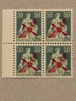 F2, postfrisch, Viererblock, tadellos