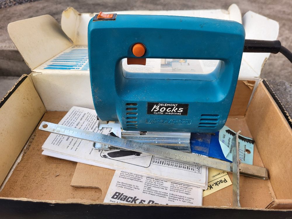Scie sauteuse Black & Decker avec boîte d'origine (D'occasion) à