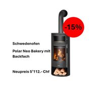 Schwedenofen Polar Neo Bakery mit Backfach