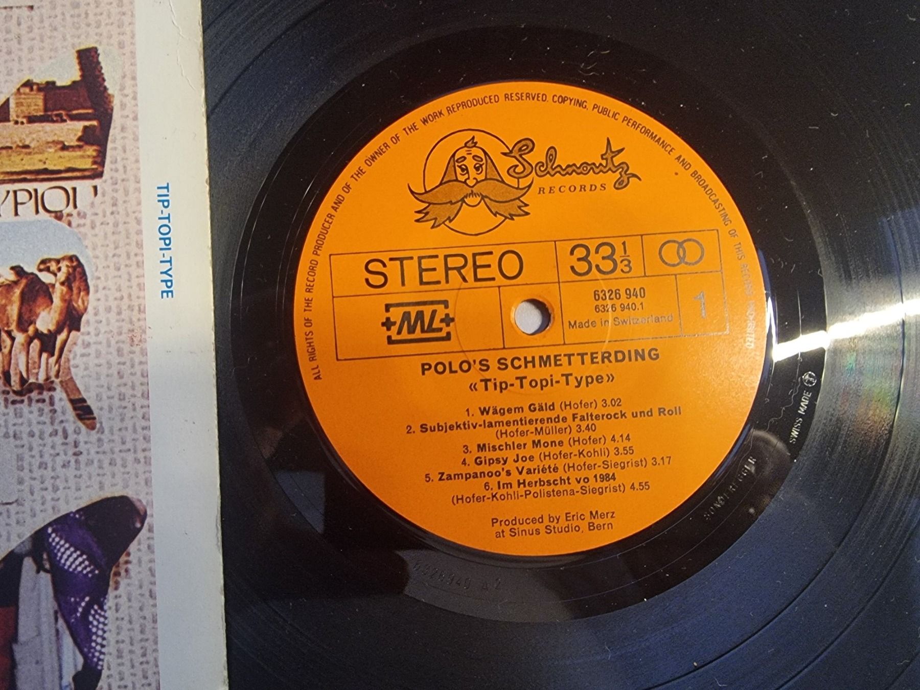 Dischi in vinile: LP Polo's Schmetterding – Tip-Topi-Type – Usato da Schaffhausen venduto da Kellerrassel 1