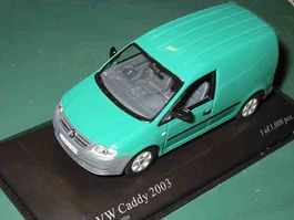 VW Caddy 2003 grün * Minichamps 1:43
