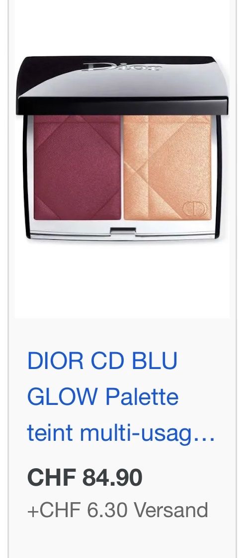 Dior Make-up: Dior Blush Rouge Highlighter NP. 84.90 – Neu (gemäss Beschreibung) aus Rüfenacht BE von Milena_1 2