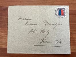1920  PJ auf Brief   (G2305)