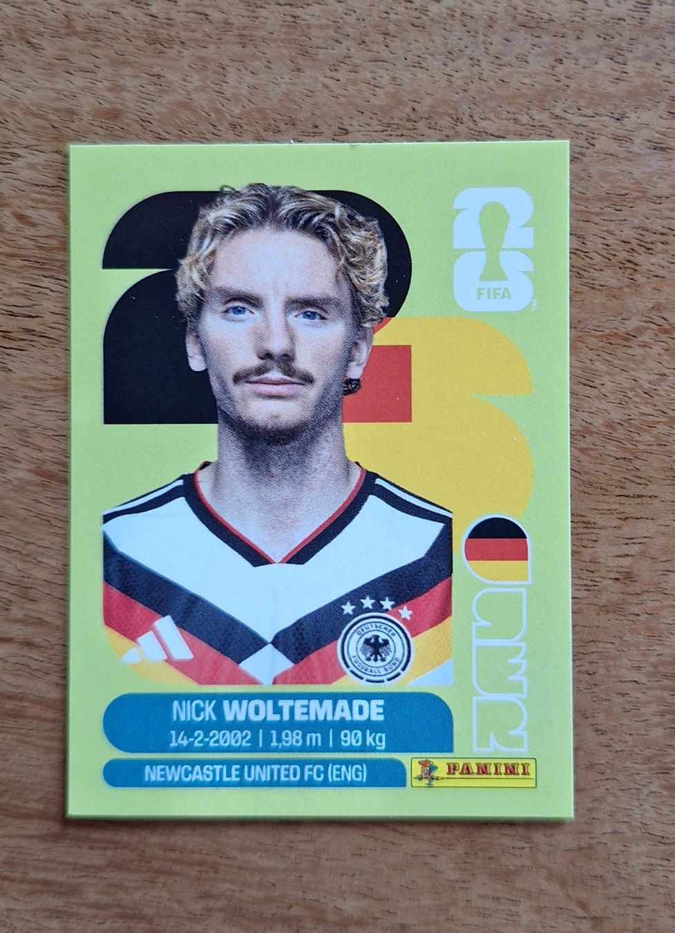 Panini Carte collezionabili: Panini Nick Woltemade GER 20 – Nuovo (secondo la descrizione) da Romanens venduto da Crocette