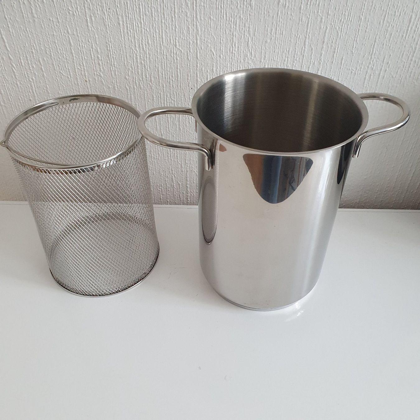 Pentole: Casserole pour asperges en Acier Inoxydable + Panier – Usato da Lausanne venduto da Af2016 4
