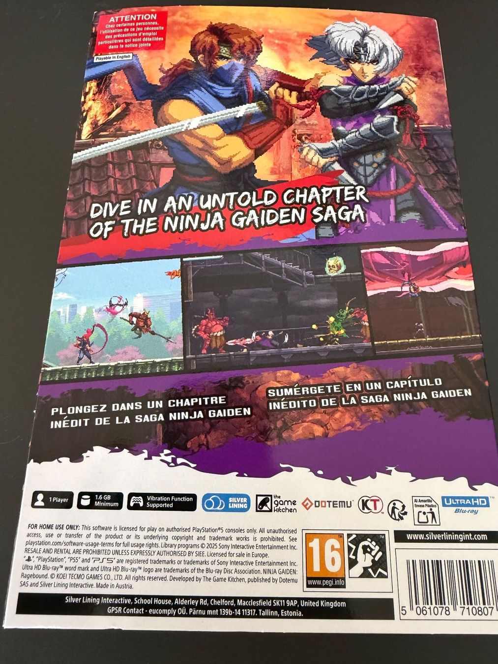 Giochi: Ninja Gaiden Ragebound - Special edition PS5 – Usato da La Tour-de-Peilz venduto da Torcat 1