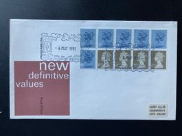 FDC aus Markenheftchen 1981