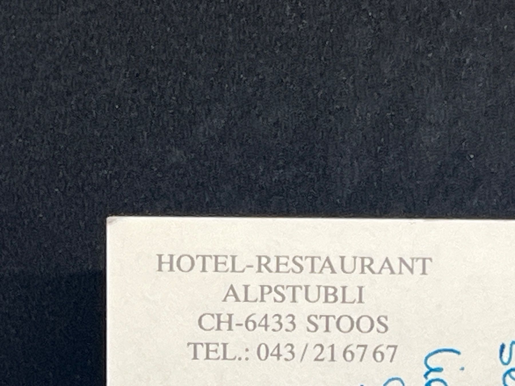 Cartoline postali: Ansichtskarte: Hotel-Restaurant Alpstubli, Stoos – Usato da Widnau venduto da Brusi9 2