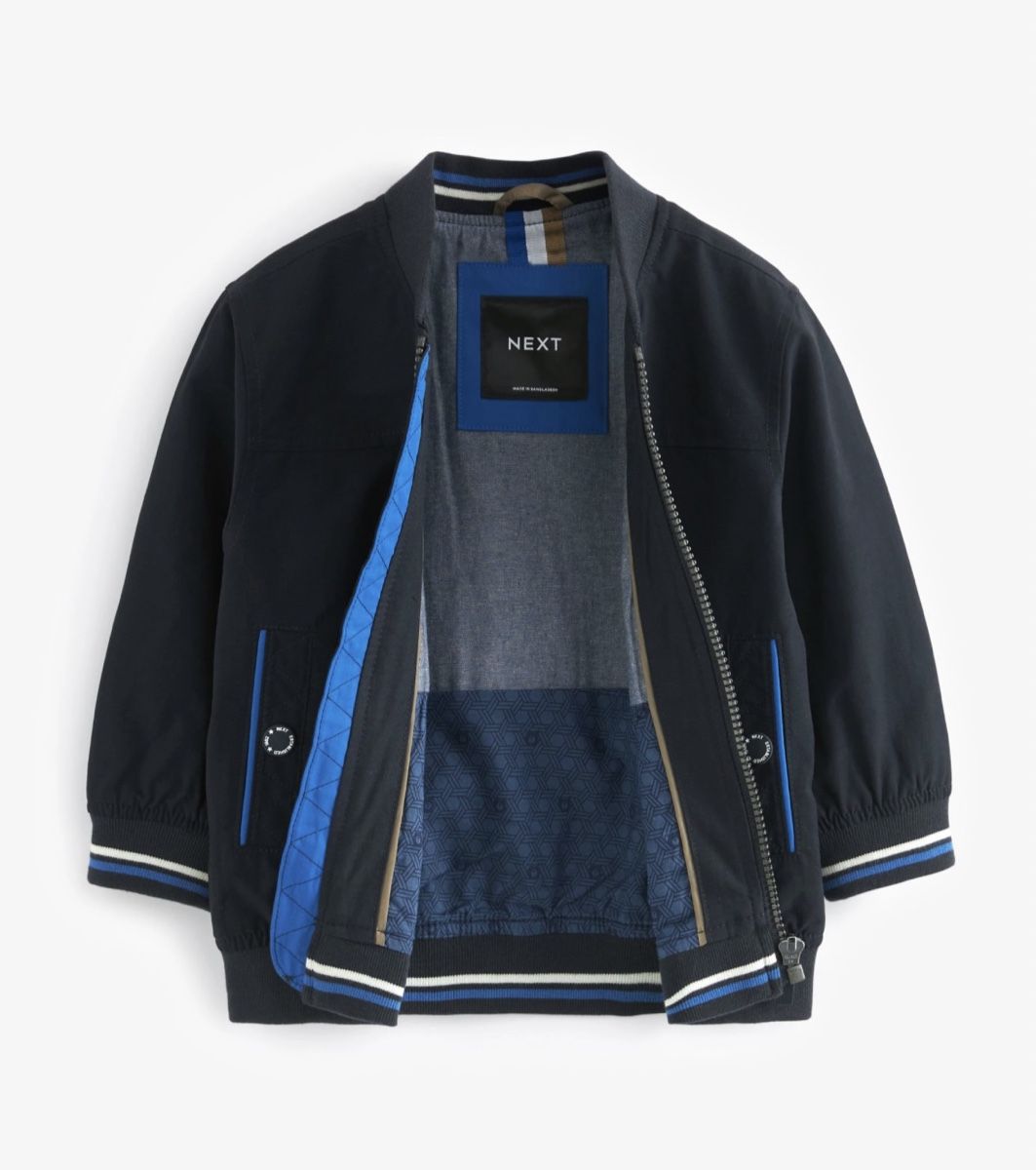 Next Vestes & Manteaux: Navy Blue Smart Harrington Jacket – D'occasion à Zürich par KrisZH 2