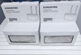 2 Stück Ikea KUNGSFORS Behälter Edelstahl , Neu!