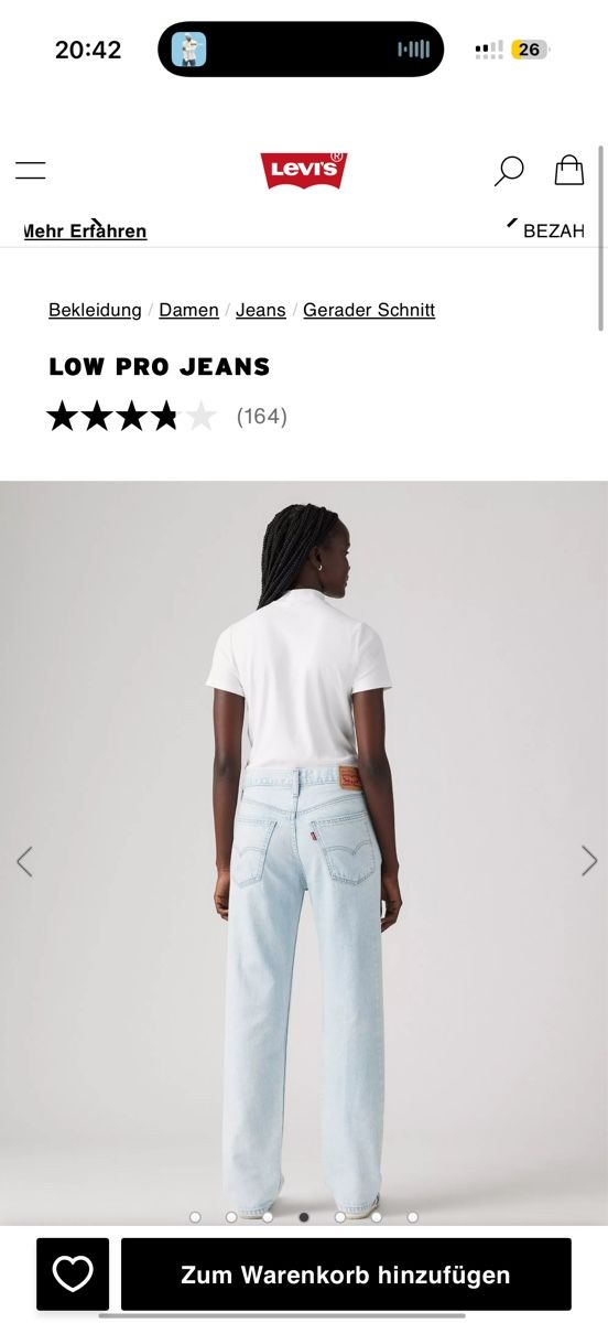 Levi's Jeans: Levi's 501 Low Pro Straight W26 – Nuovo (secondo la descrizione) da Zürich venduto da luckytucky