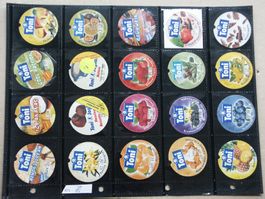 40   Stück     verschiedene  Jogurt  Deckeli