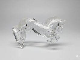 Cheval en cristal Swarovski, parfait état, superbe!