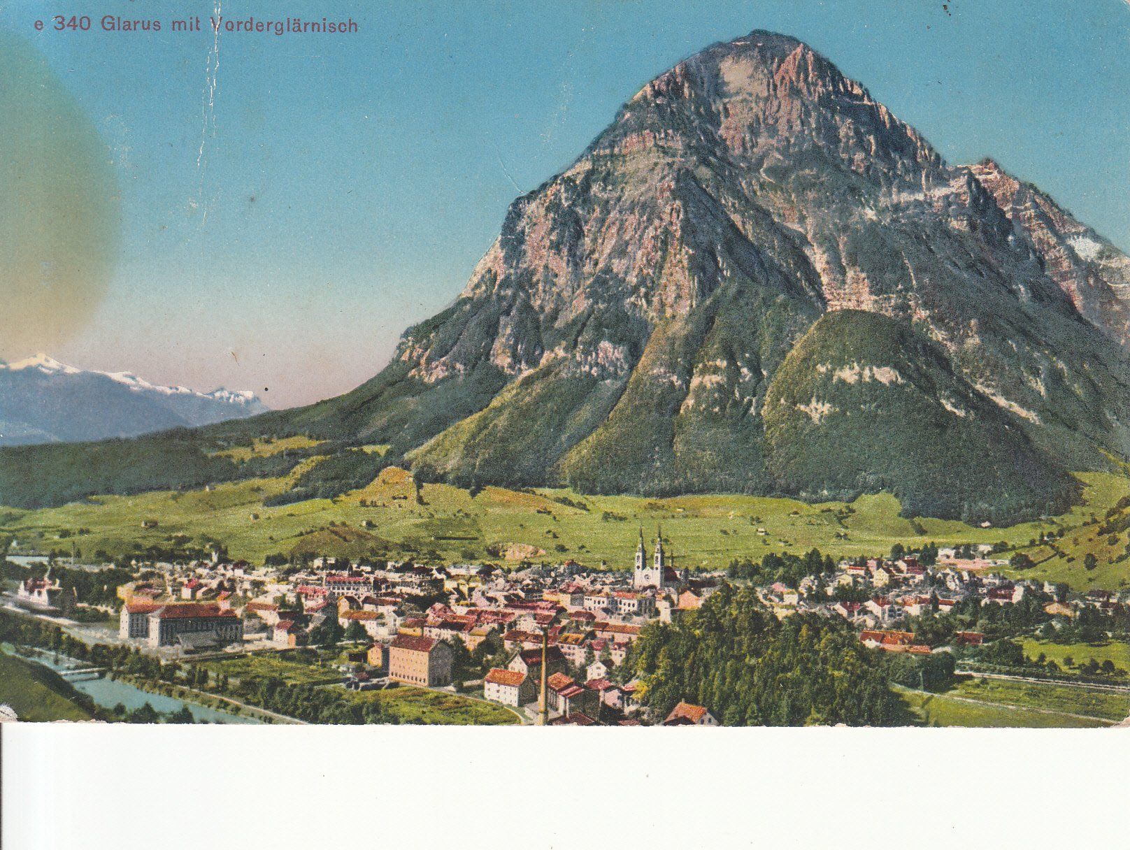 Cartoline postali: Glarus 1935 – Usato da Bürglen TG venduto da StampGraf