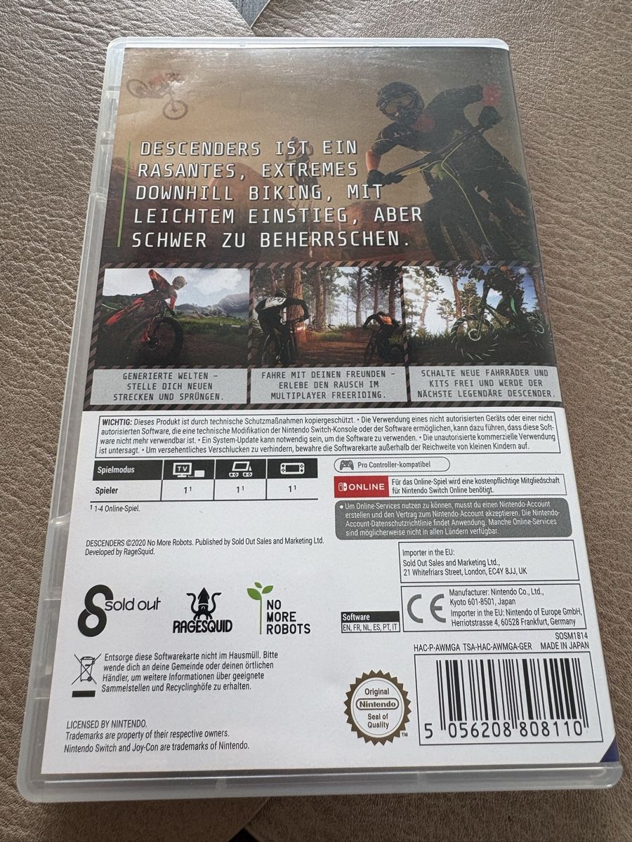 Giochi: Descenders Nintendo Switch Spiel – Usato da Nottwil venduto da Regis1108 1