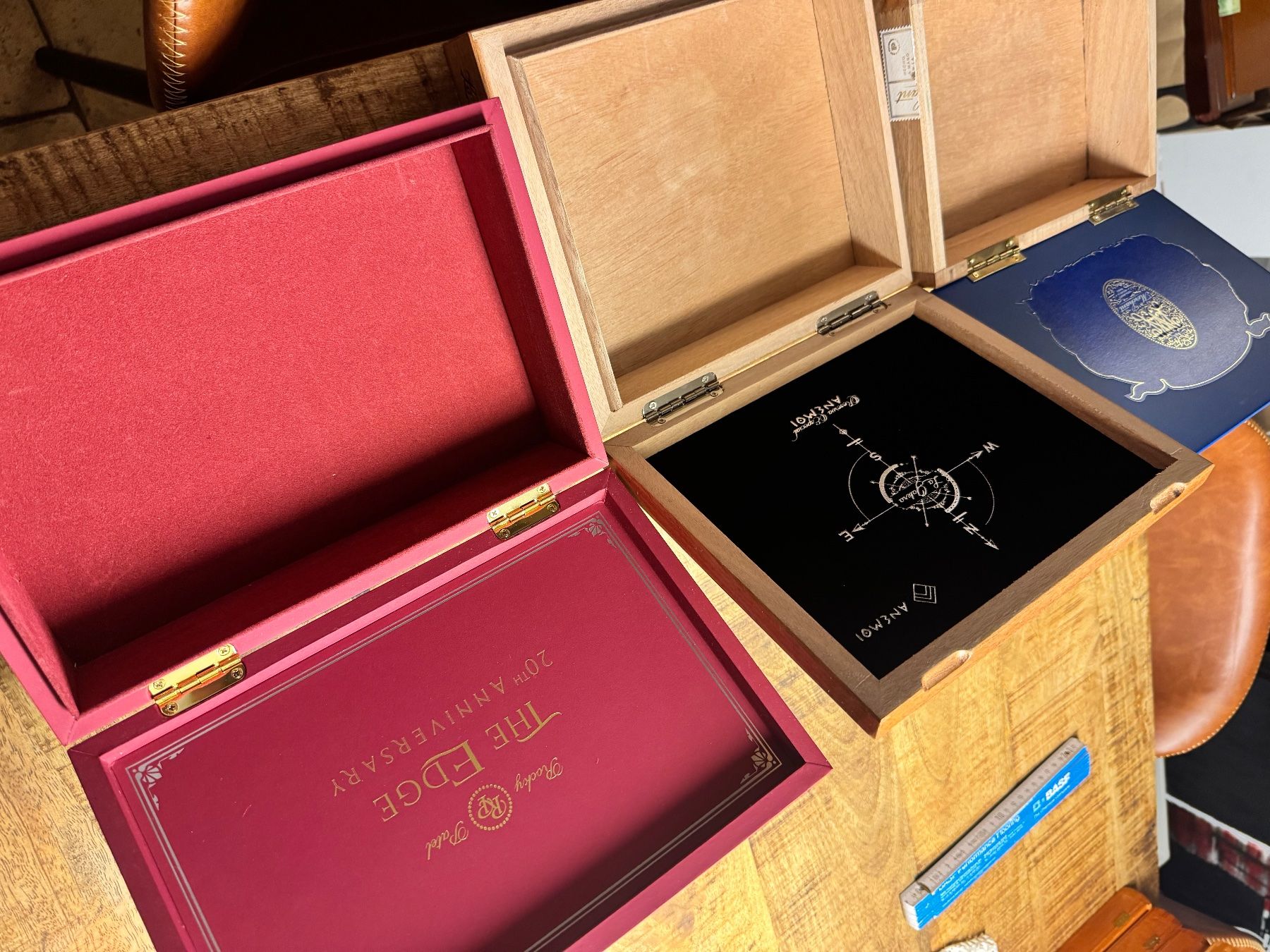 Sigari: Premium empty Cigar Boxes - set of three - Good condition – Usato da Seuzach venduto da Wolf936 4