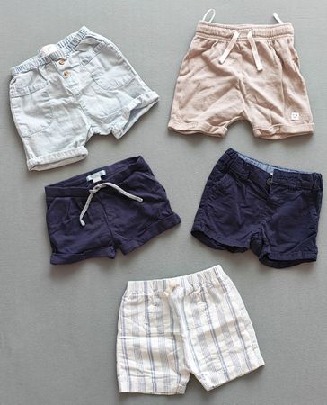 Lot de 5 shorts d'été pour garçon, taille 3-4 mois / Monate