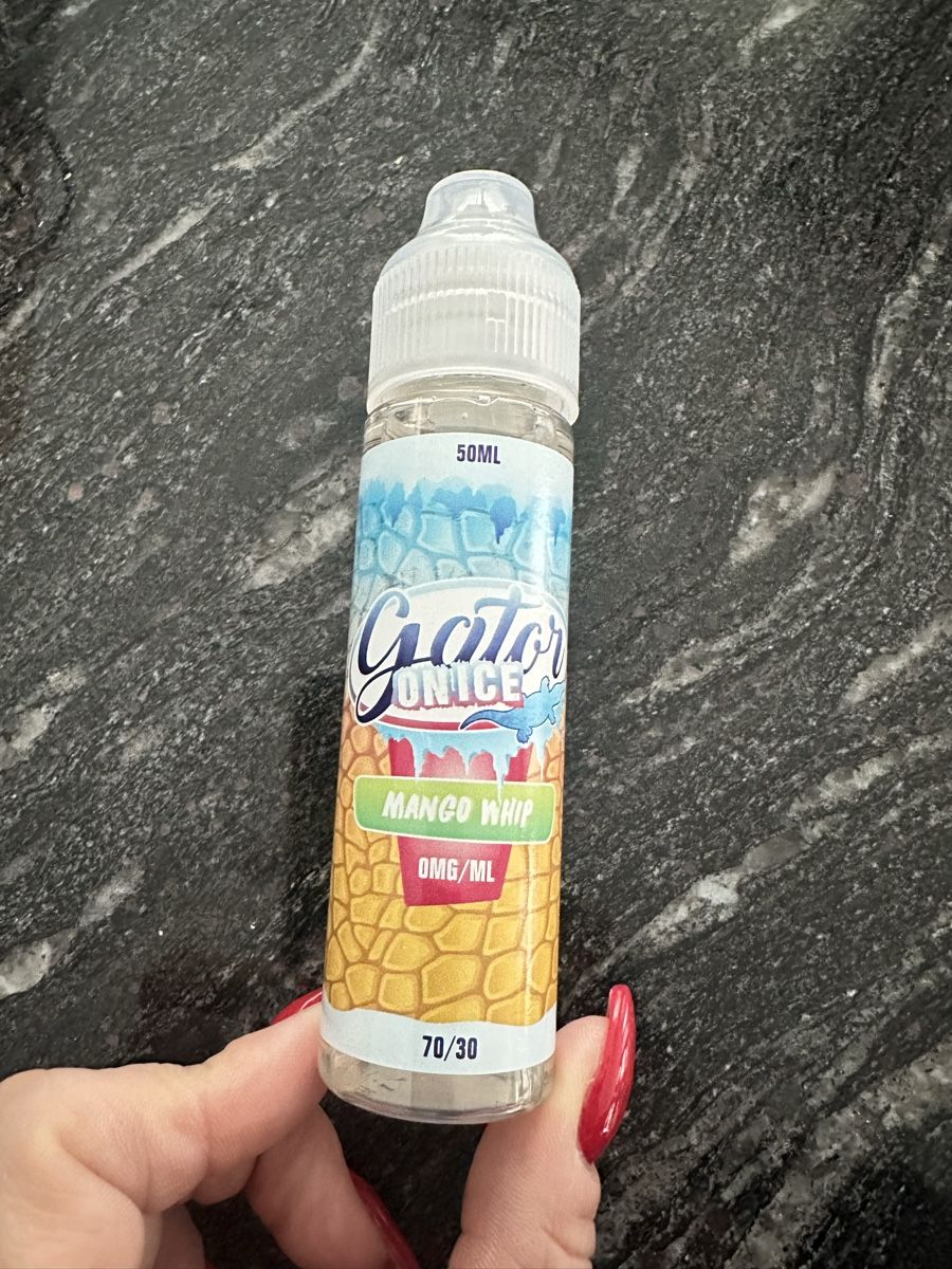 Altri Prodotti per fumatori: Gator on Ice Mango Whip E-Liquid 50ml, New for Summer! – Nuovo e nell'imballaggio originale da Rothrist venduto da anitunia2010