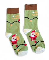 Socken Weihnachten/Christmas/Weihnachtsmann/Stars/Sterne
