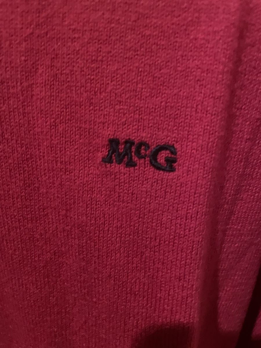 Pullover & Sweatshirts: McGregor V-Ausschnitt Pullover Pink/Rot – Gebraucht aus Heitenried von Steffundsasch 1