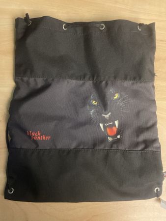 Black Panther Turnbeutel schwarz