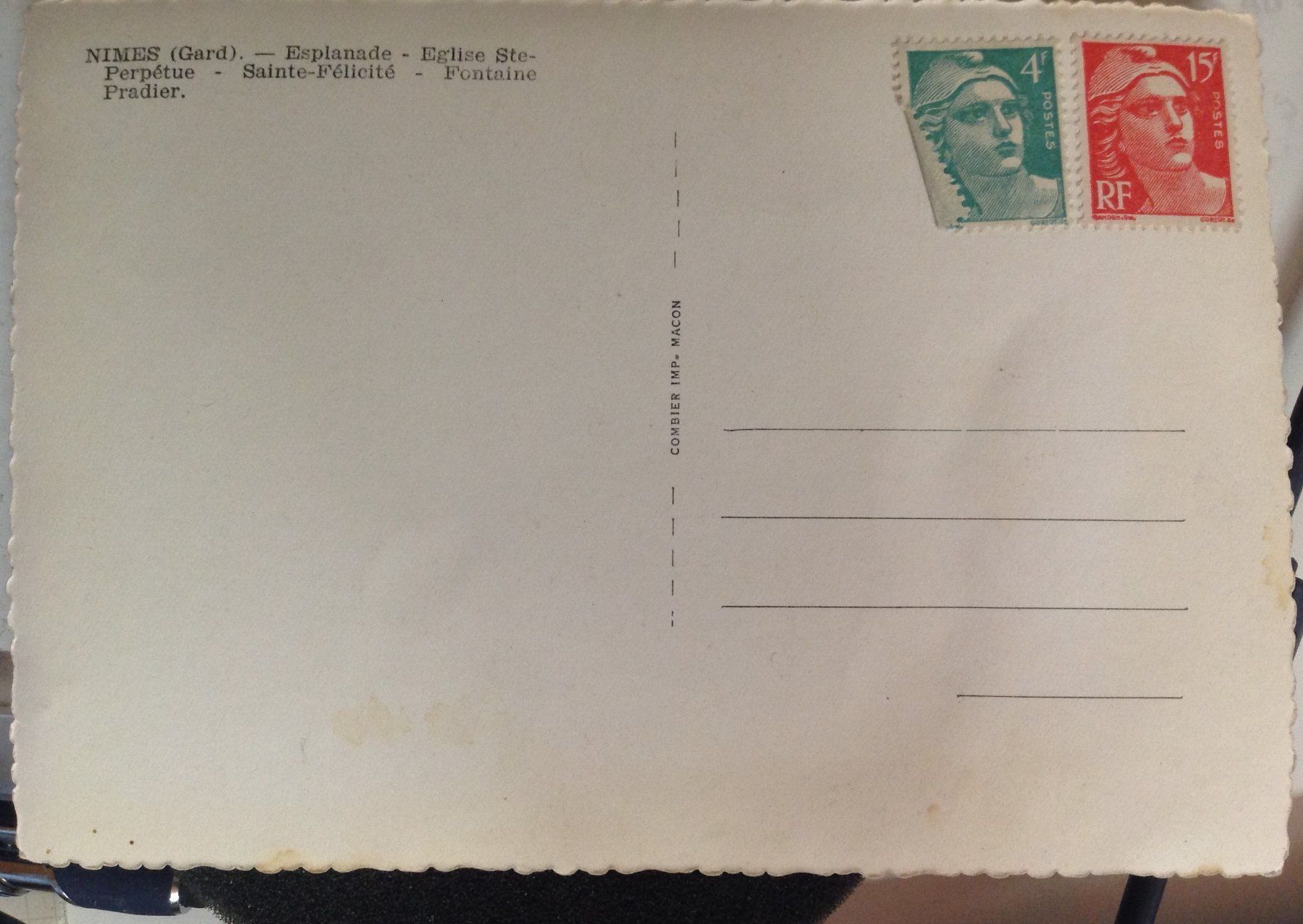 Ansichtskarten: Carte Postale - Fance - Nimes – Gebraucht aus Le Brassus von cinema13 1