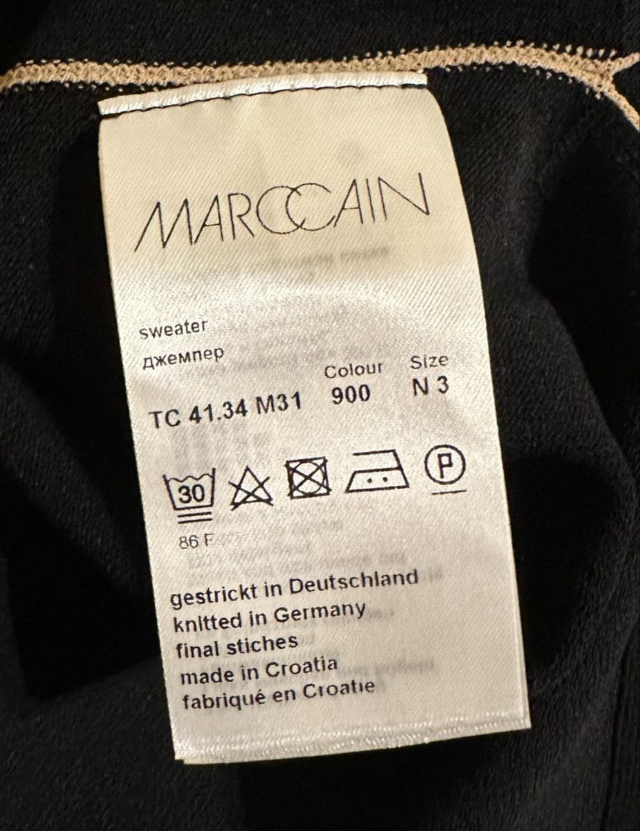 Marc Cain Pullover & Sweatshirts: Marc Cain Damenpullover Gr. 3 Schwarz Beige Rollkragen – Neu und originalverpackt aus Wilen b. Wollerau von lia_9v87 4