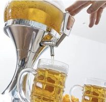 Getränkespender mit  Bierhahn und Eisbehälter für 3.5Liter