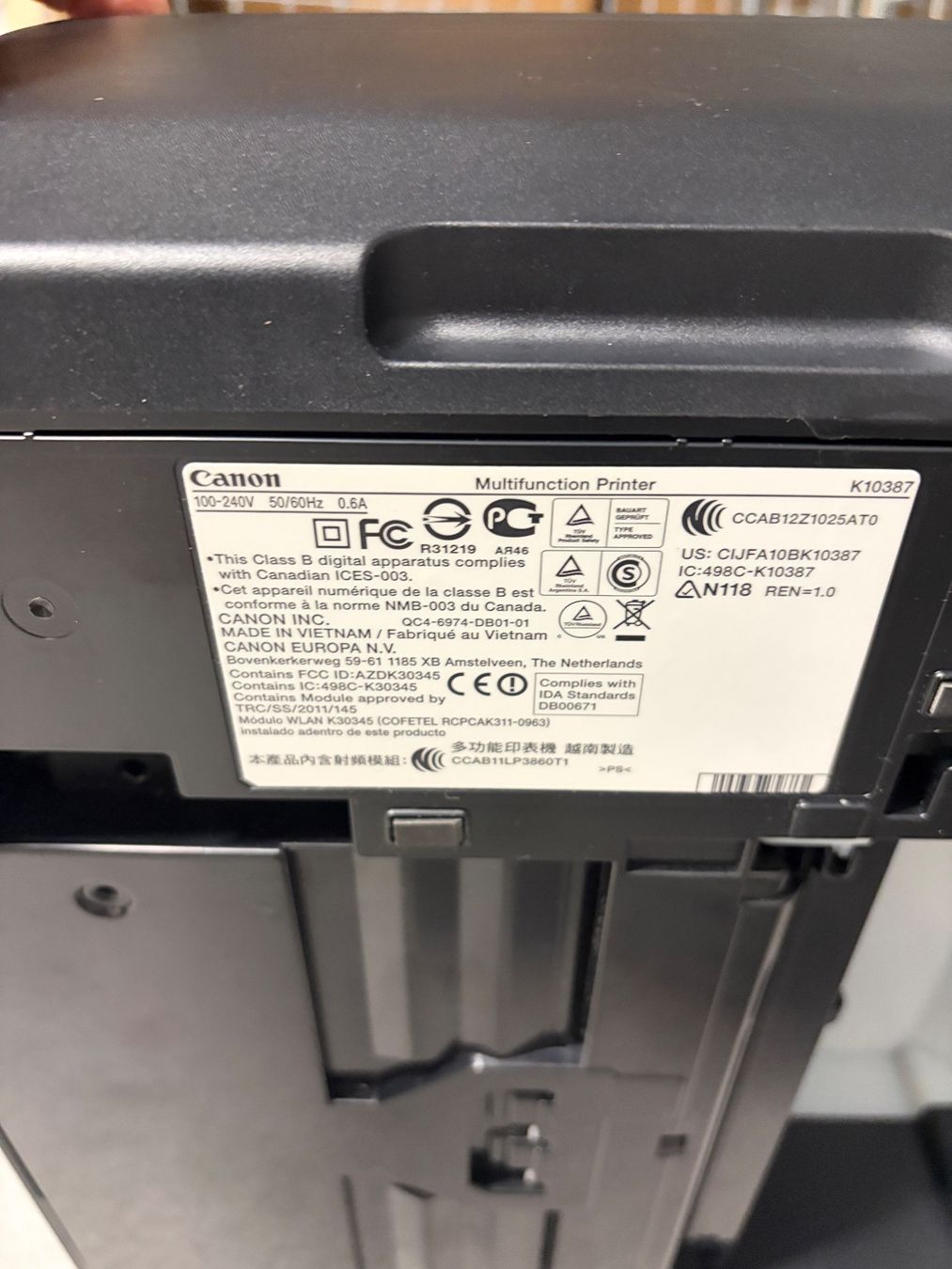 Canon Stampanti: Canon MX455 Multifunktionsdrucker guter Zustand – Usato da Wetzikon ZH venduto da uelivernetzt 5