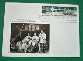 Ersttagsbrief: 10 Jahre Amerika im Weltraum (Astrophil 21)
