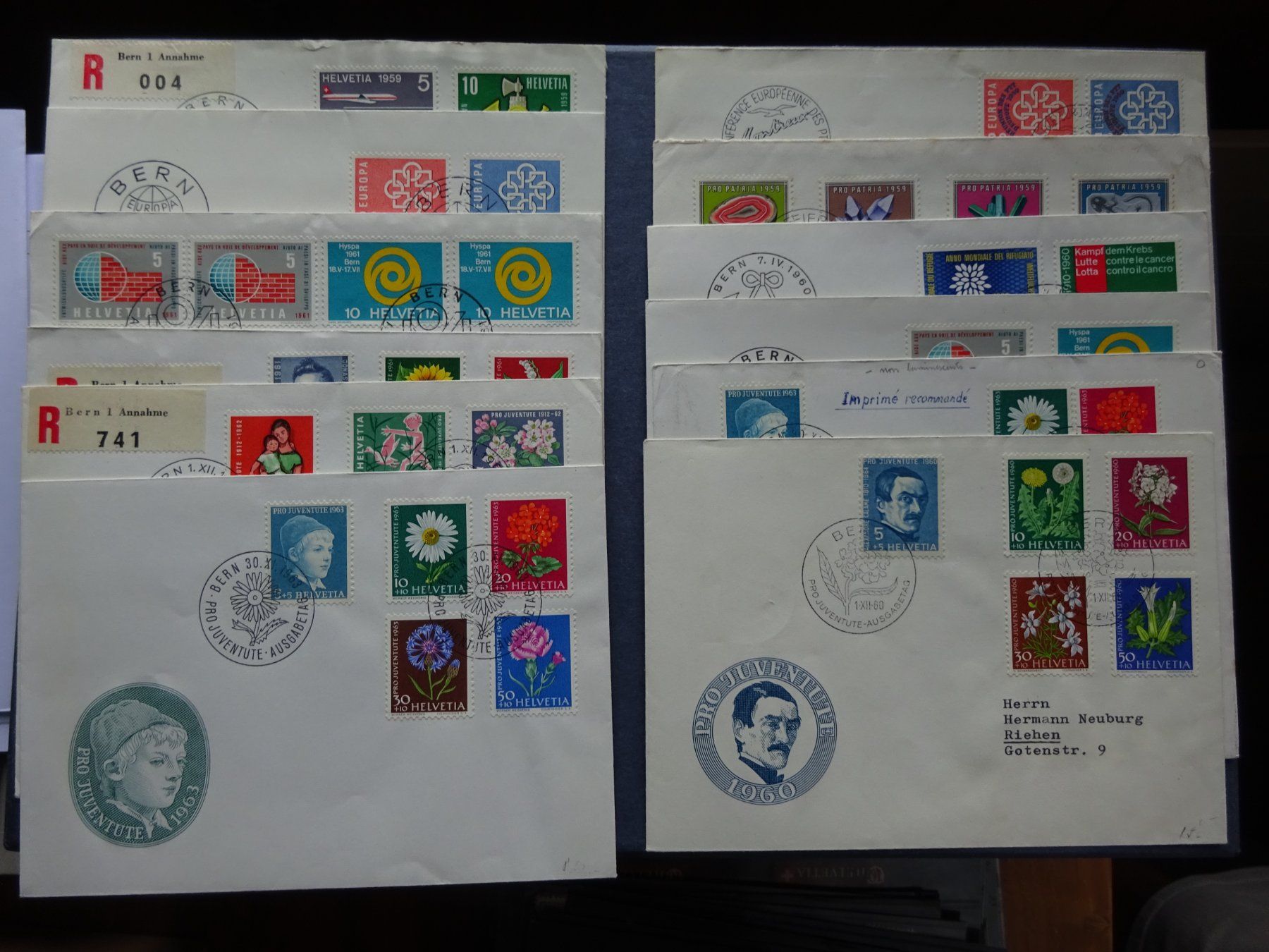 Tous les timbres: Lot FDC ab 1959 – D'occasion à Appenzell-Steinegg par adi1975