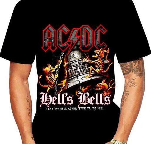 Rock on! AC/DC T-Shirt in 3D-Sublimationsdruck | Kaufen auf Ricardo