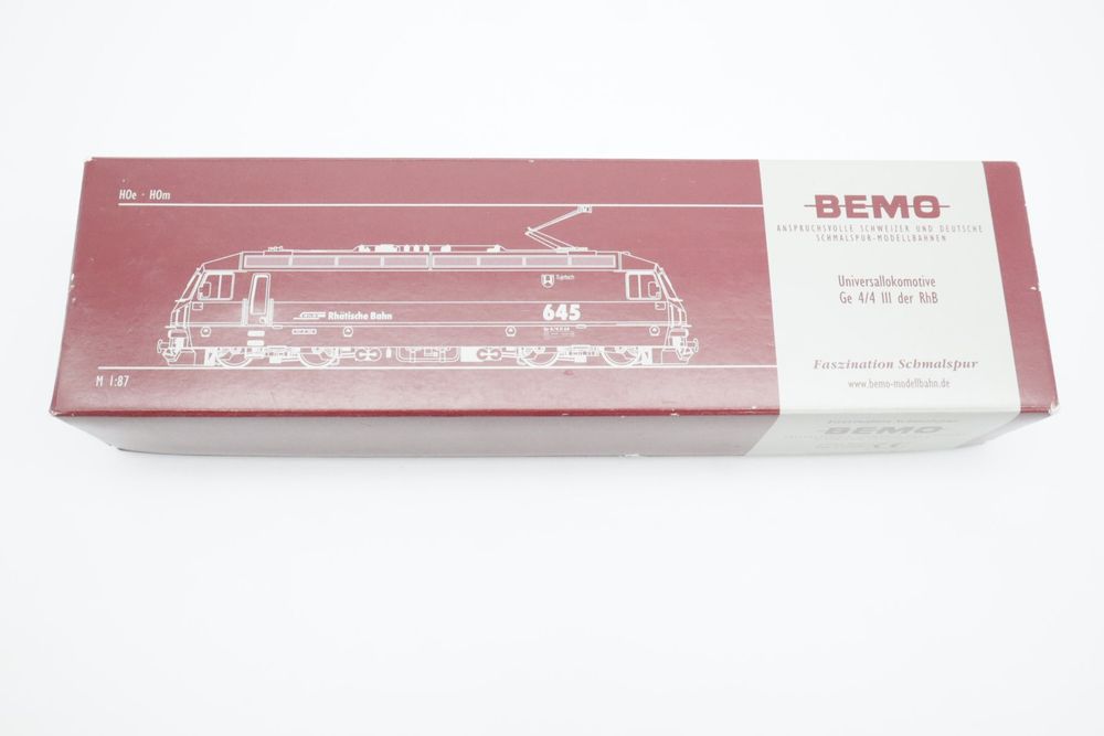 Bemo 1259 134 RhB Ge 4/4 III 644 H0m DC Analog 8