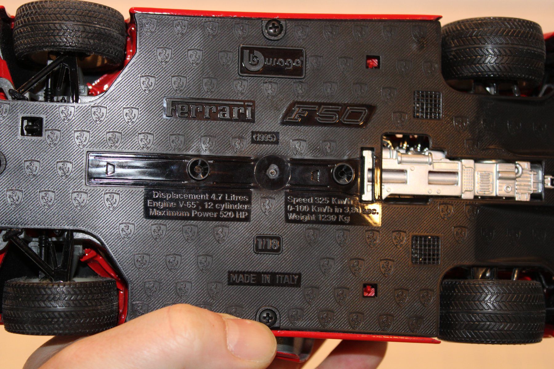 Bburago Modellini d'auto: Ferrari F50 1995 – Usato da Bertschikon Gossau venduto da Singeruwe 2