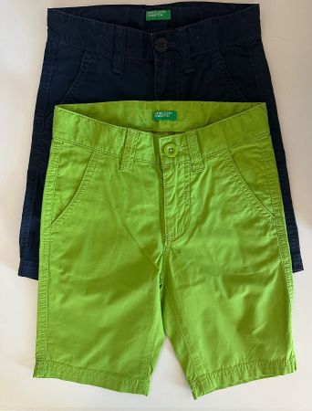 2 Bermuda in cotone Benetton