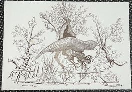Lithografie von Mato Skurjeni 1975     (ID b4892)
