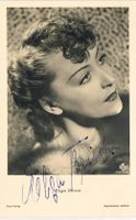 Elga Brink 1905-85 Autogramm signiert Vintage Foto 9x14cm