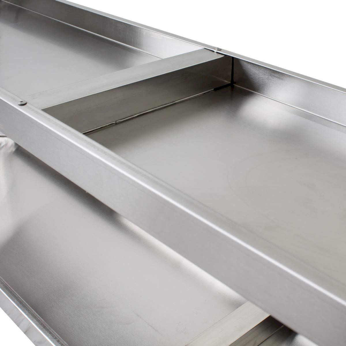 Attrezzatura professionale & Gastronomia: Edelstahl GastroTisch Aufsatzboard 150cm – Nuovo e nell'imballaggio originale da Bottighofen venduto da zaap 3