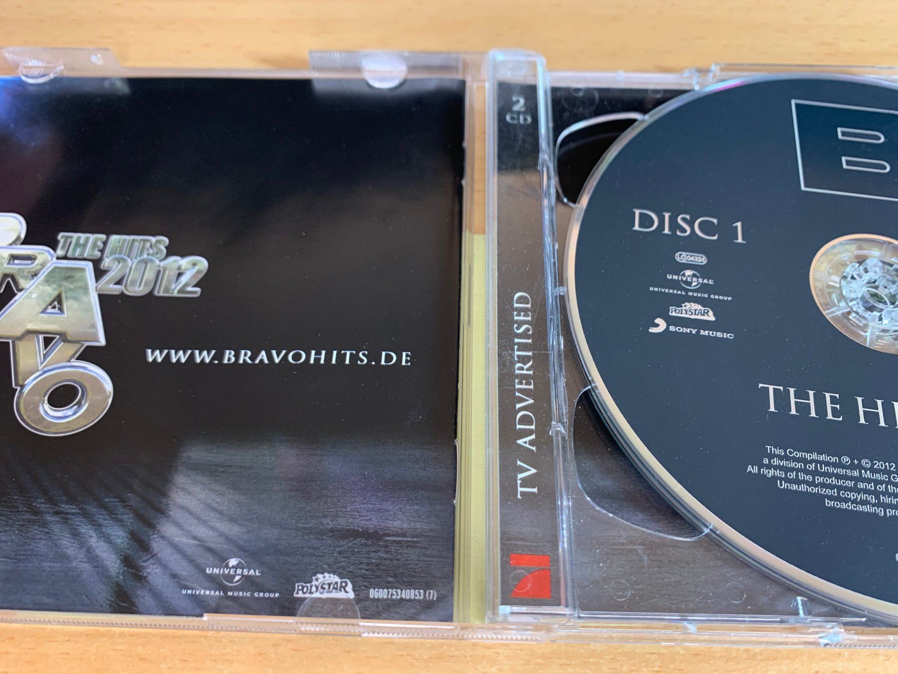 CD: Bravo The Hits 2012 - 2 CD – Usato da Rikon im Tösstal venduto da Alpenmutz 2