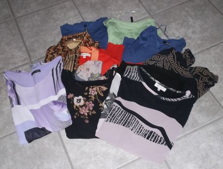 9 teiliges Damen Oberteilpaket Grösse L/XL