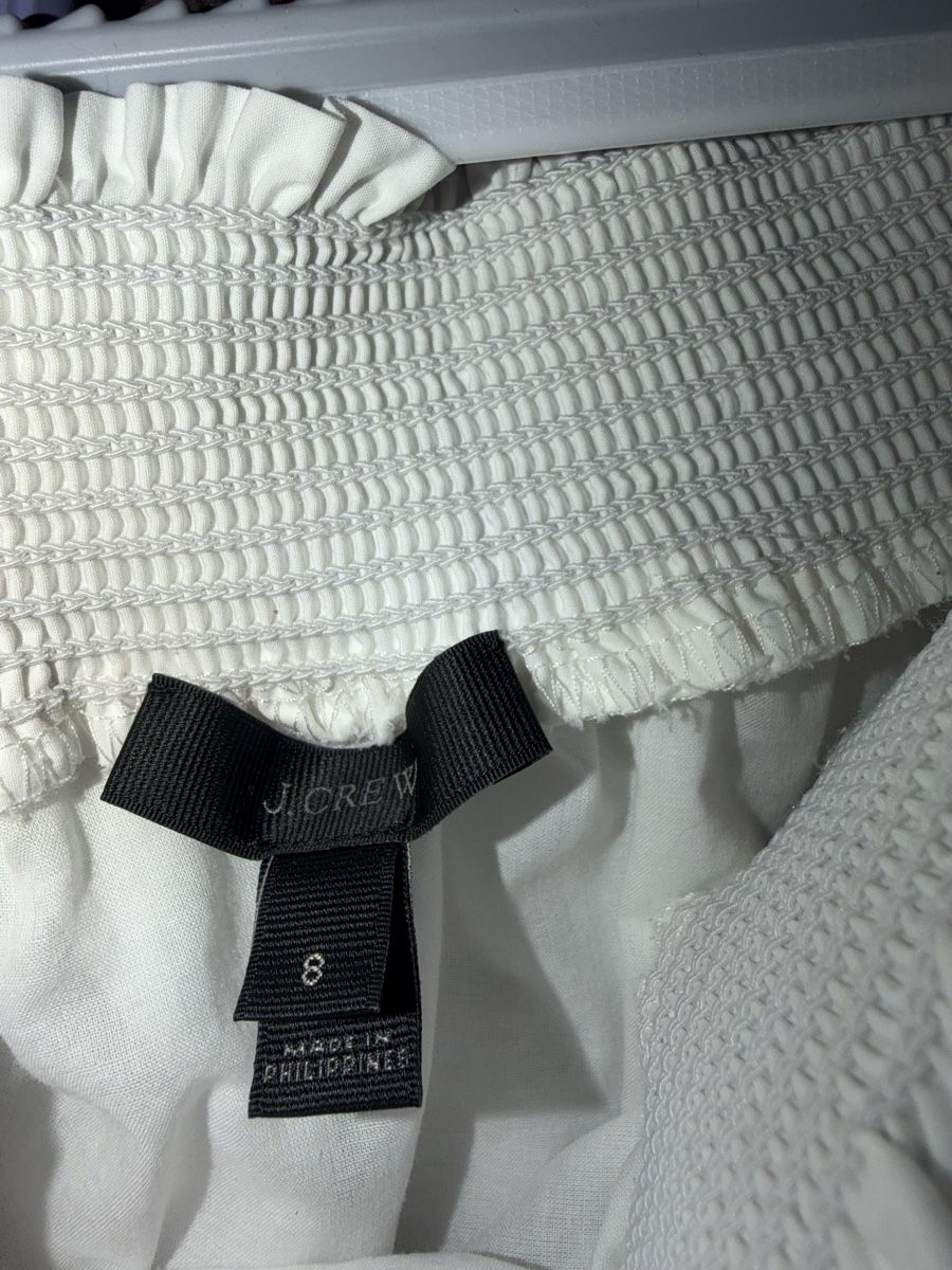 J.Crew Robes: Weisses Kleid J. CREW 8/40 – Neuf (Voir description) à Dornach par samuti 4