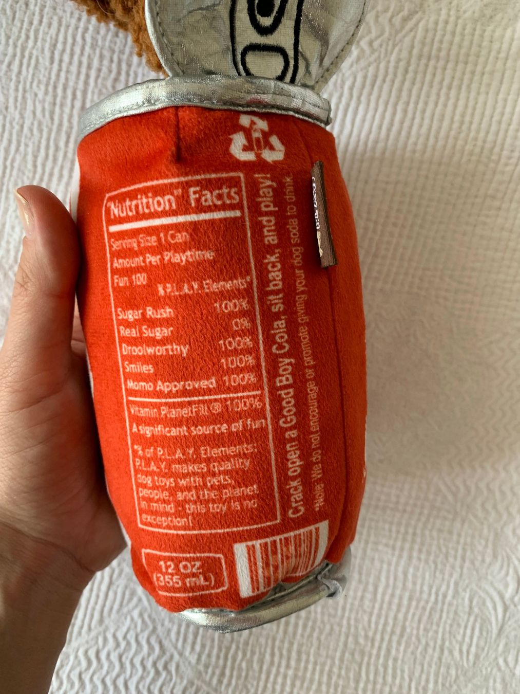 Giocattoli: Hundespielzeug PlÜSCH COLA + Quietsch-Element – Nuovo (secondo la descrizione) da Moutier venduto da chDuplessy 2