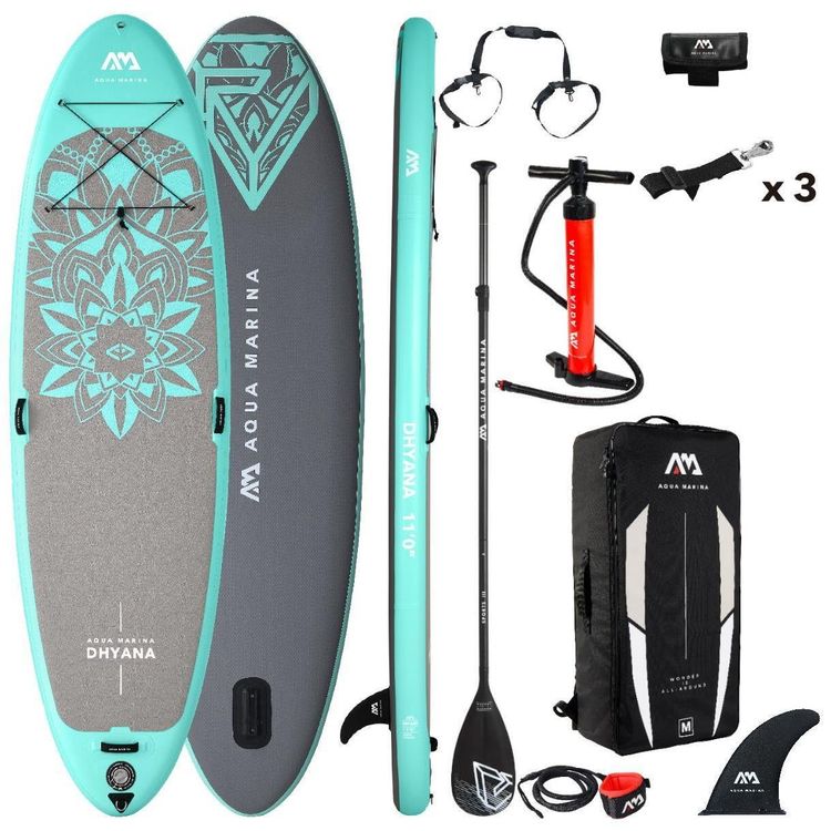 AQUA MARINA DHYANA 11'0" YOGA SUP Board Stand Up Paddle Surf Kaufen