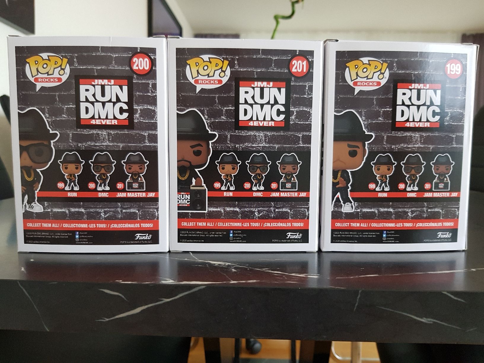 Funko Statuette: Funko Pop! Run DMC (Run, Jam Master Jay, DMC) – Usato da Frauenfeld venduto da aro_kph8 1