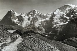 Grosse Fotokarte (15 x 21 cm) - Mürren, Eiger, Mönch, Jungfr