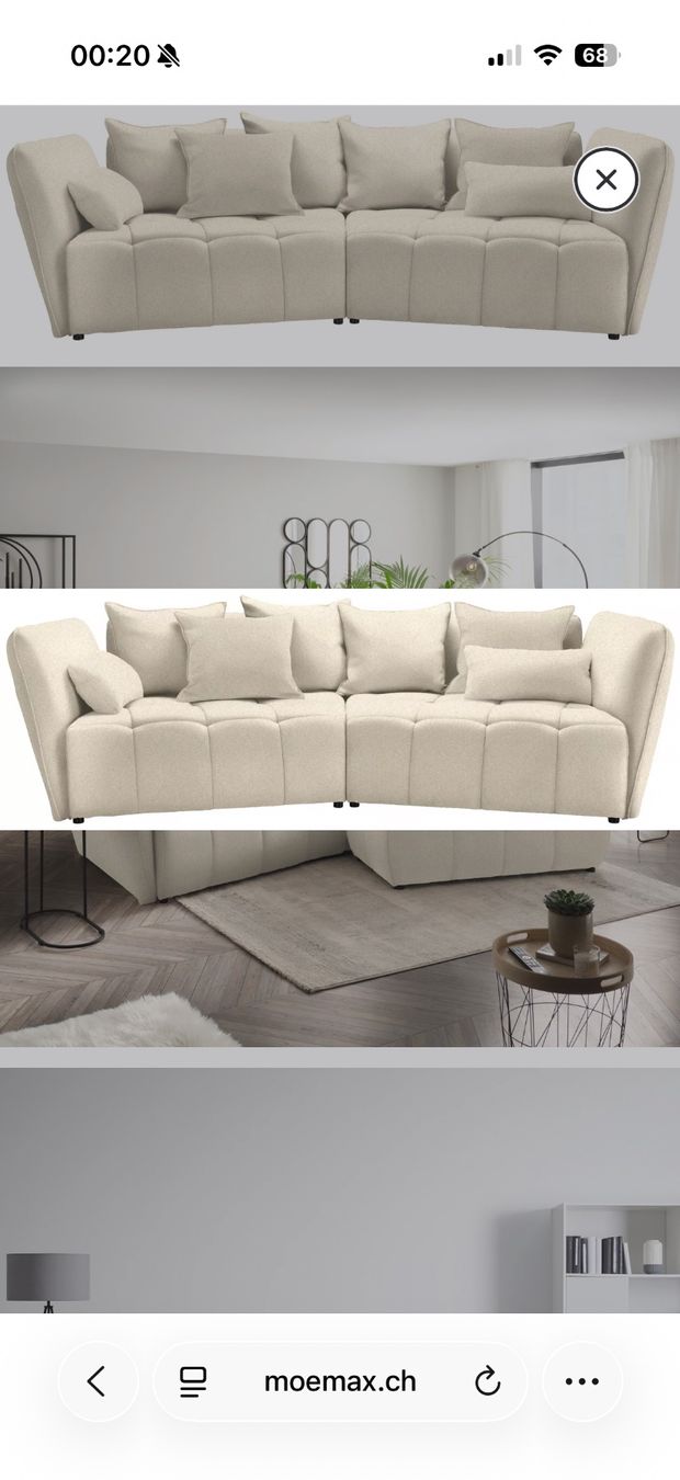 Divani: Ecksofa beige 250cm Breite guter Zustand – Usato da Zürich venduto da maj_bj7b 2