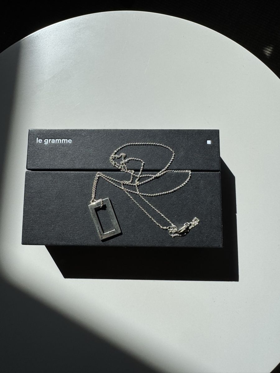 Catenine: Le Gramme 925 Rectangle Necklace – Nuovo (secondo la descrizione) da Coppet venduto da 63psells