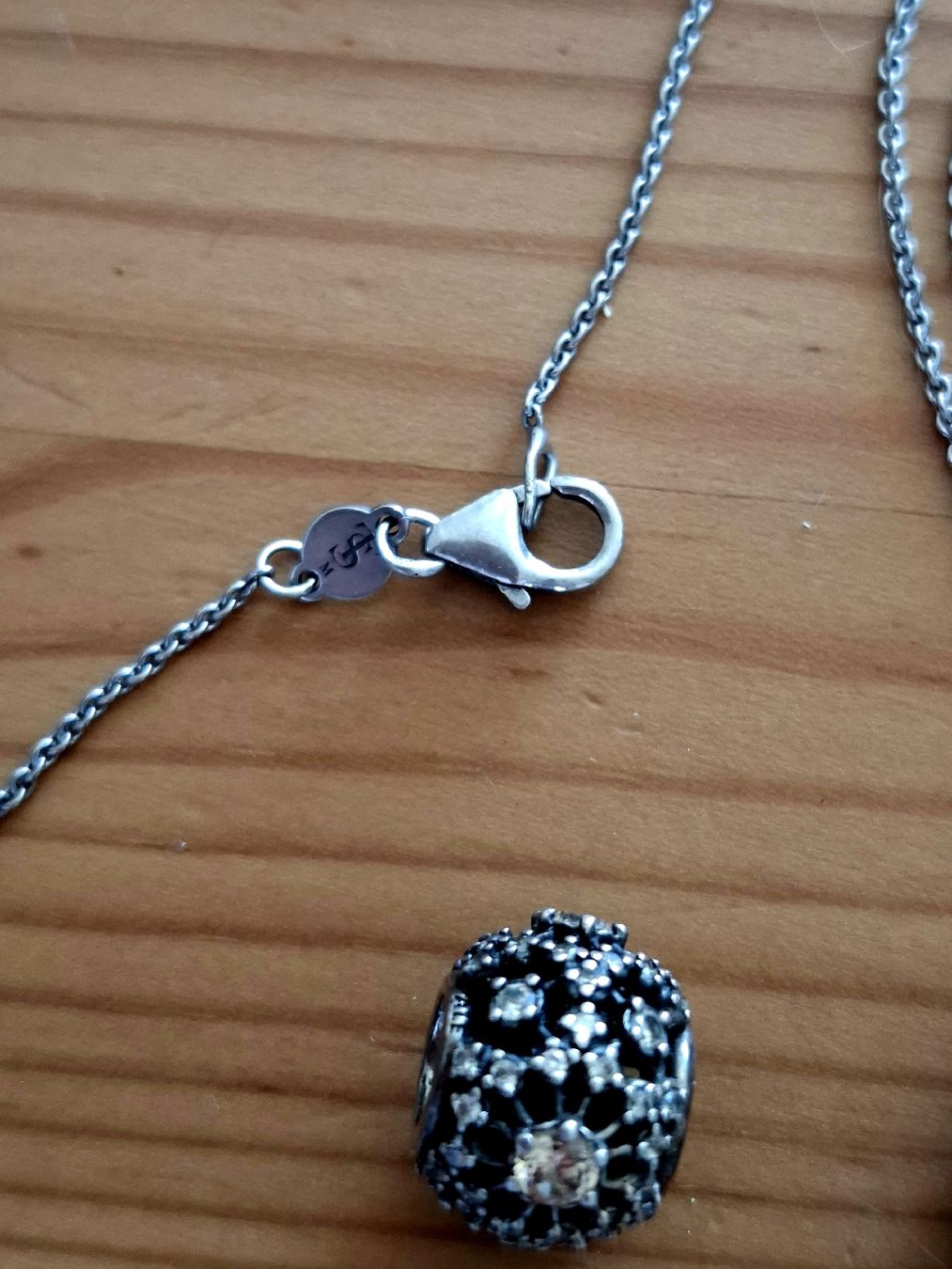 Sonstiger Schmuck: Lot Pandora bead, Swarovski 🐻, Ti Sento chain silver 925 – Gebraucht aus Leysin von Libelluli 5